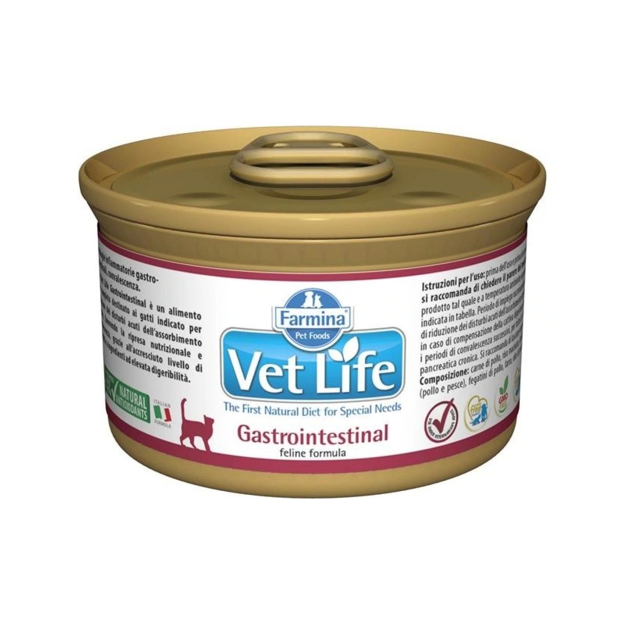 Farmina Vet Life cat gastrointestinal konzerva 85 g